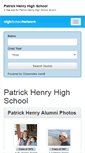 Mobile Screenshot of patrickhenryhighschool.net